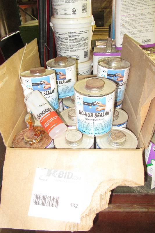 lot 132 image: Lot of Misc. Sealants.. See closeup