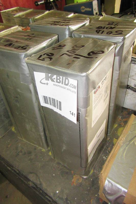 lot 141 image: 4 cans of welding rods as pictured. See closeups