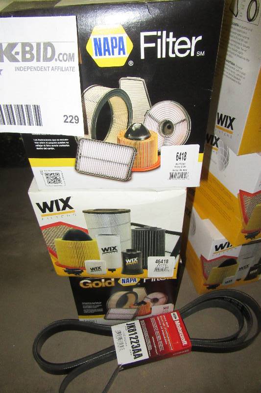 lot 229 image: Misc. Auto filters and more.. Look at the closeups