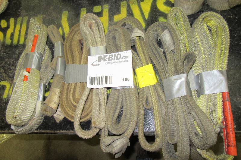 lot 160 image: 9 Tow Straps