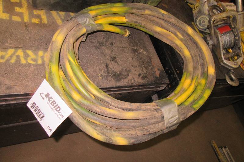 lot 199 image: 25 ft, RUBBER Hose