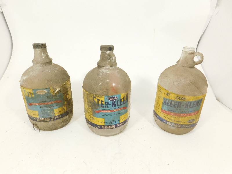 lot 53 image: Three Old Glass Jugs