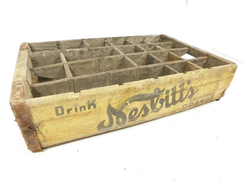 lot 56 image: Vintage wooden crate