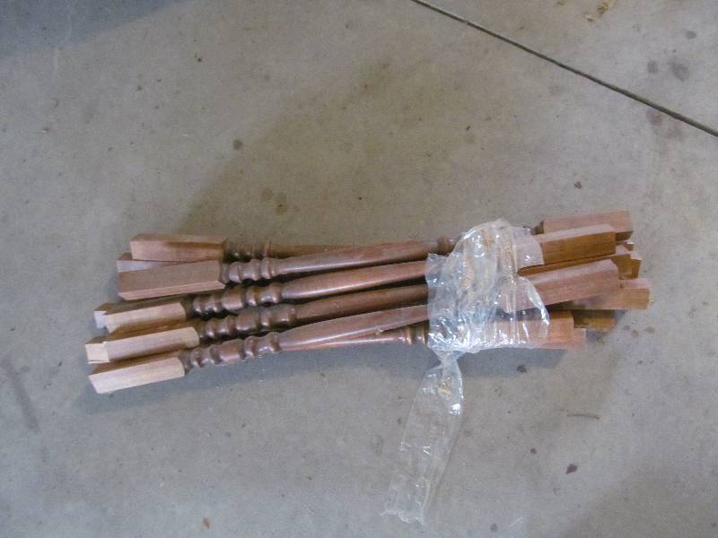 lot 18 image: wood spindles