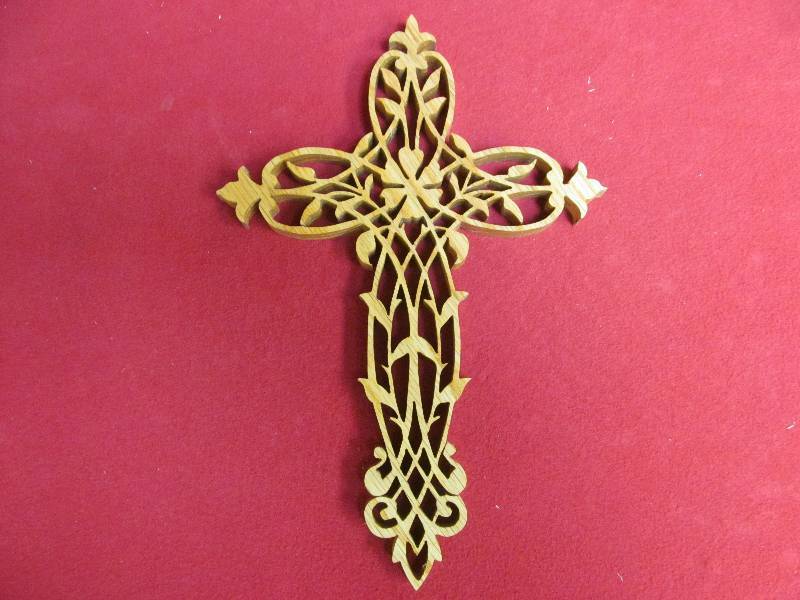 lot 129 image: wood cross