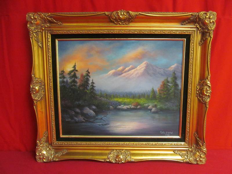 lot 145 image: oil on canvas painting