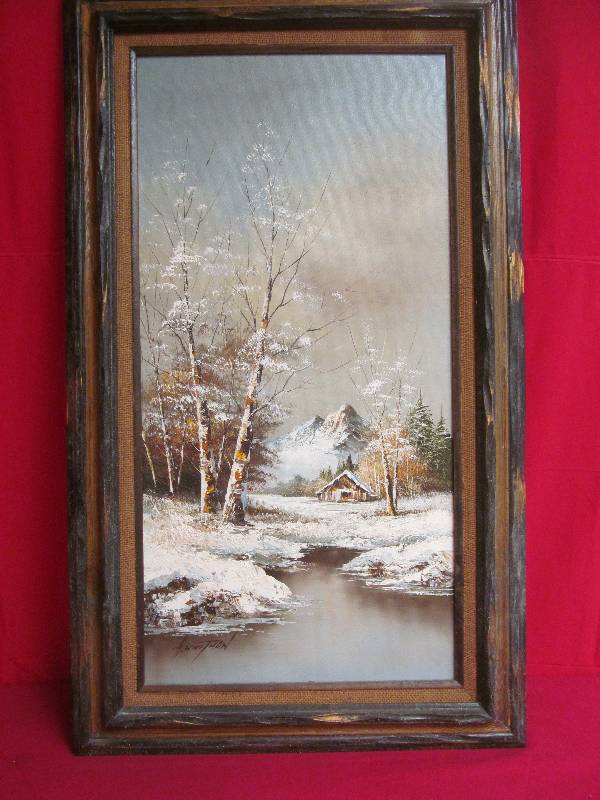 lot 150 image: oil on canvas painting