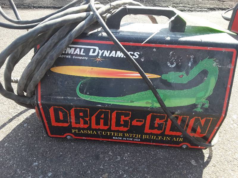 lot 270 image: Thermal Dynamics Drag-Gun Plasma Cutter with Built-in Air
