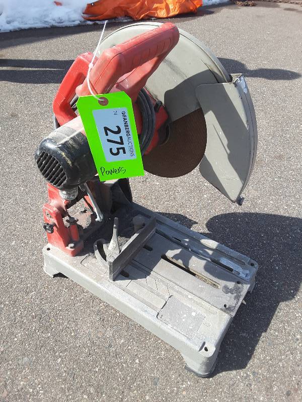 lot 275 image: Milwaukee 14 Abrasive Cut-Off Machine
