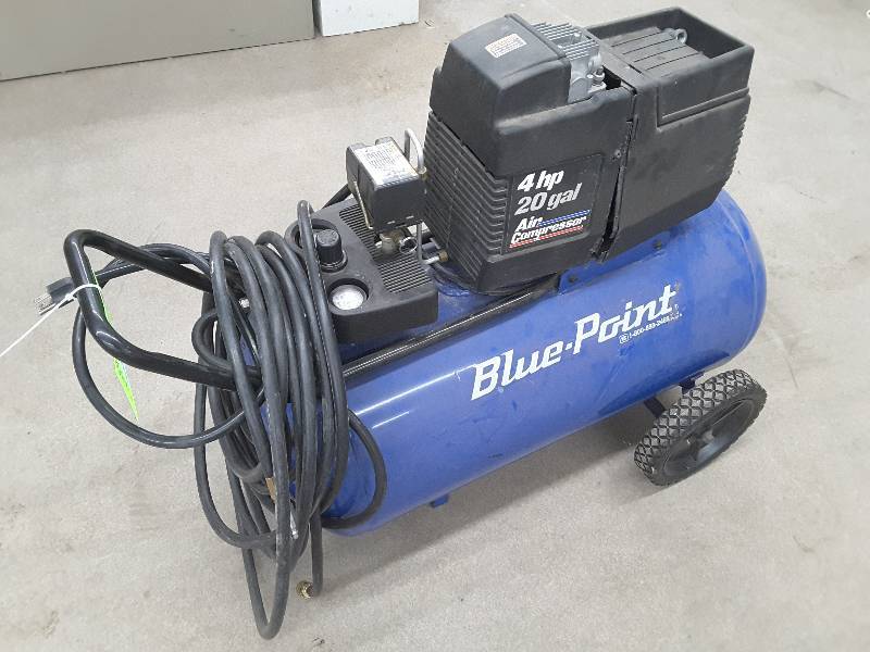 lot 276 image: Blue-Point 4HP 20Gal Air Compressor
