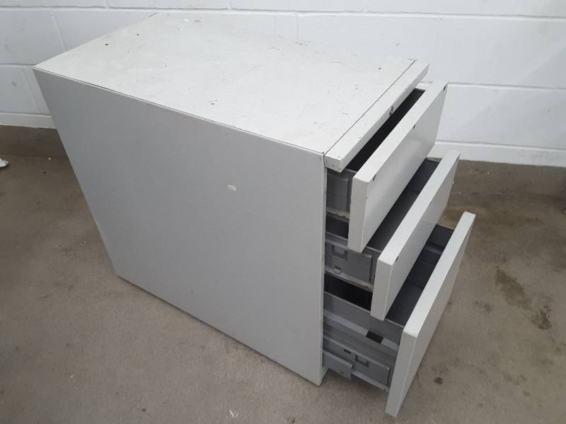 lot 279 image: Three Drawer Under Desk Organizer