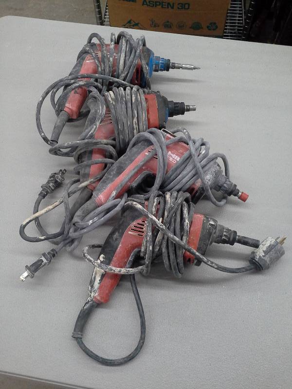 lot 297 image: (4) Hilti SD4500 Drywall Screwdriver