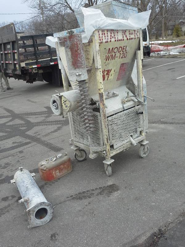 lot 314 image: Putzmeister WM-120 Mixer