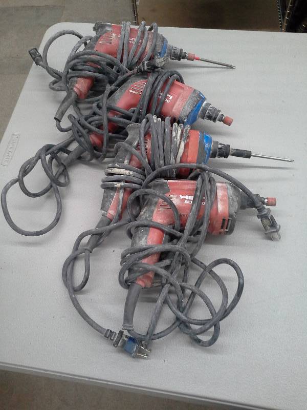 lot 315 image: (4) Hilti SD4500 Drywall Screwdriver