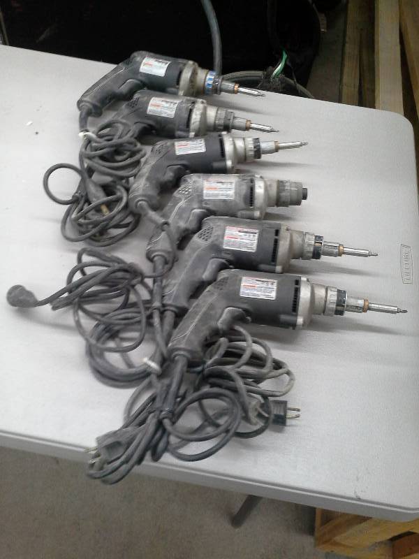lot 319 image: (6) Rocker Brand Drywall Screw Guns