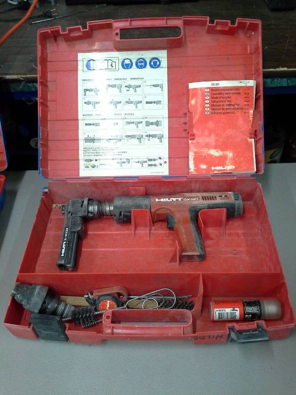 lot 328 image: Hilti DX 351 Powder Actuated Tool