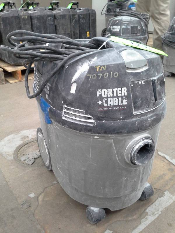 lot 375 image: Porter Cable Power Tool Triggered 10 Gal Vacuum