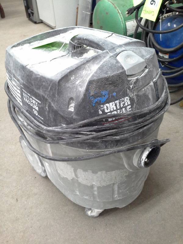lot 377 image: Porter Cable Power Tool Triggered 10 Gal Vacuum