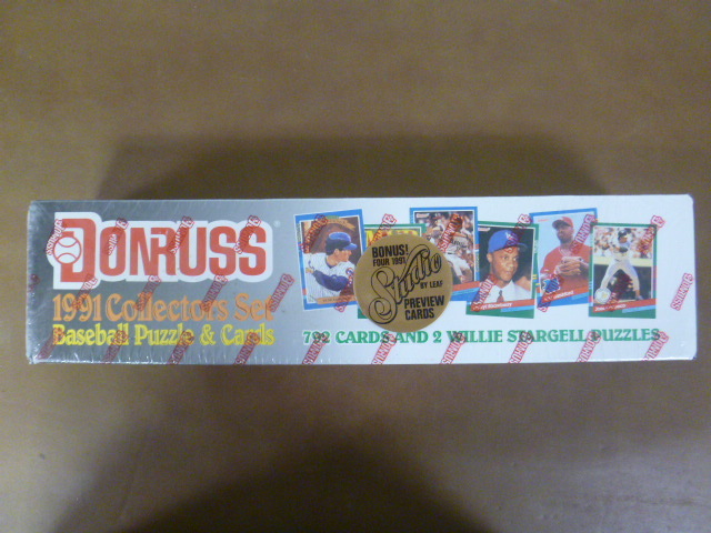 1991 Donruss Baseball Puzzle and Cards