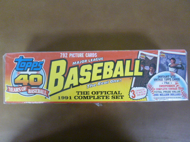 1991 Topps Baseball Cards