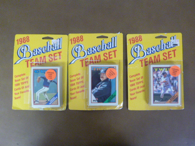 1988 Baseball Card Sets