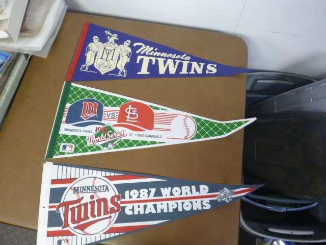 3 Minnesota Twins Pennants