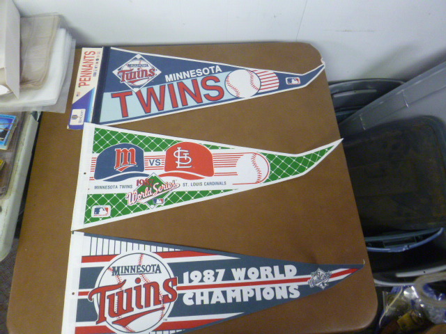3 Minnesota Twins Pennants