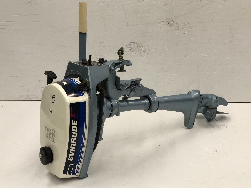 lot 2 image: Evinrude 2HP Outboard Boat Motor, I...