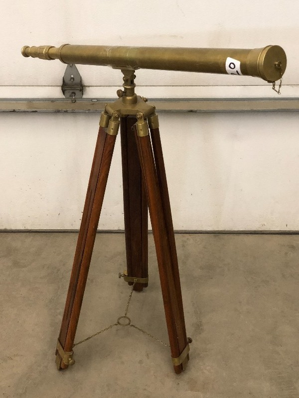 lot 20 image: Chinese Made Telescope With Tri-Pod...