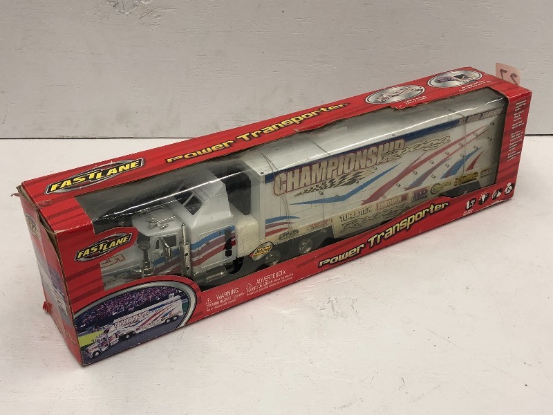 lot 27 image: Fast Lane Power Transporter Semi Tr...
