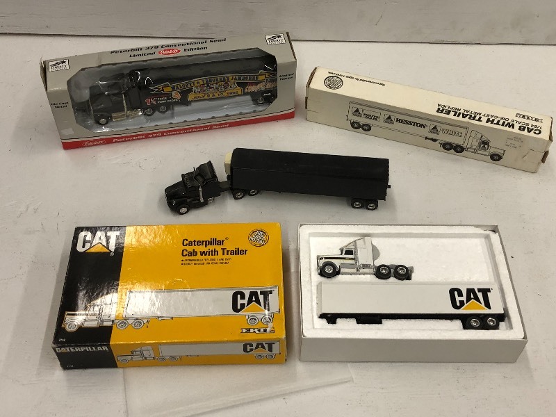 lot 56 image: Lot Of (4) Collectible Die-Cast Sem...