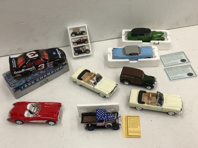 lot 61 image: Lot Of Assorted Collectible Cars--M...