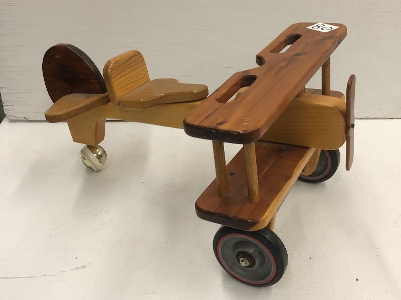 lot 80 image: Handmade Solid Wood Plane, 18x24 ...