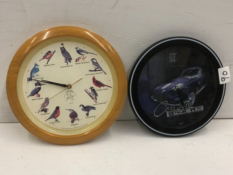 lot 90 image: (1) Corvette Stingray & (1) Bird-Th...