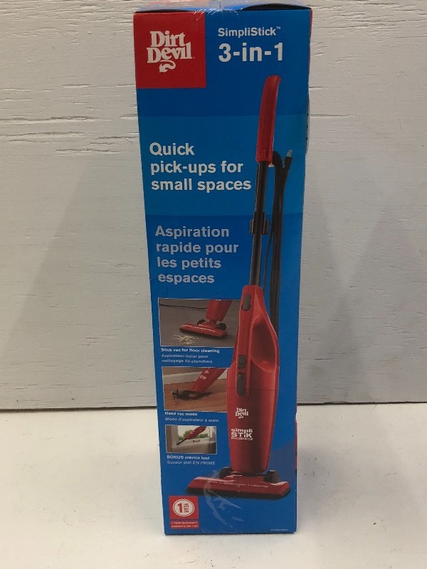 lot 111 image: Unused Dirt Devil 3-In-1 Vac ...