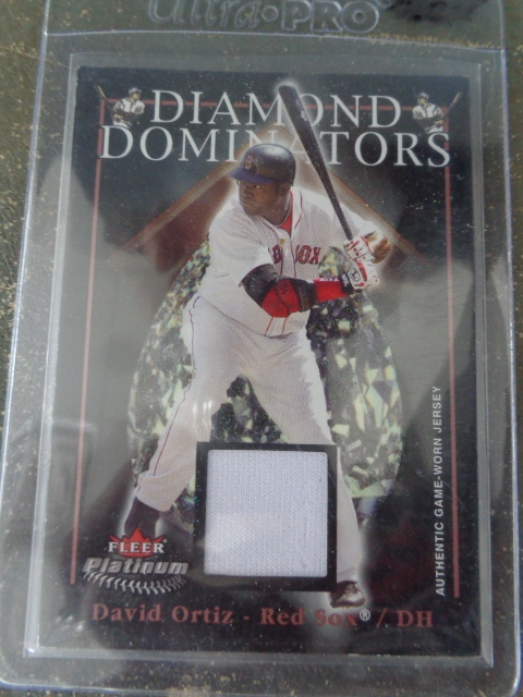 David Ortiz Game Worn Jersey Card