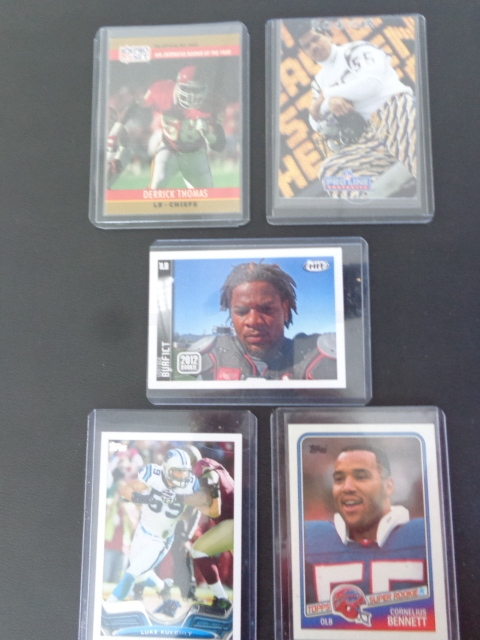 Star Linebackers Rookie Football Cards