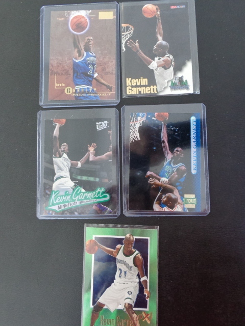 Kevin Garnett Minnesota Timbers Wolves Rookie Basketball Cards