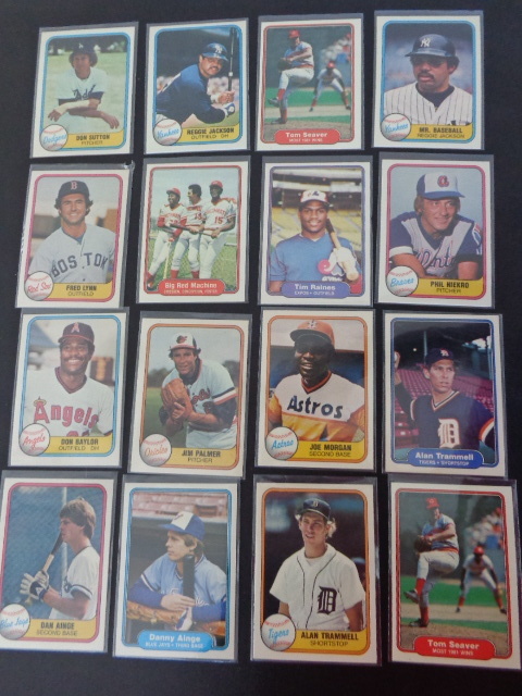 1980-1982 Fleer Baseball Cards