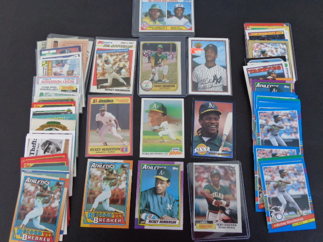 90 Rickey Henderson Baseball Cards
