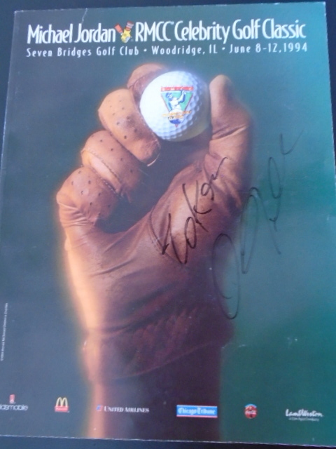 Michael Jordan RMCC Celebrity Golf Classic Book
