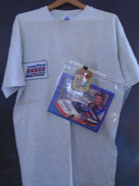 Autographed Darrell Waltrip Team Issued Goodyear Shop Shirt & Collectibles