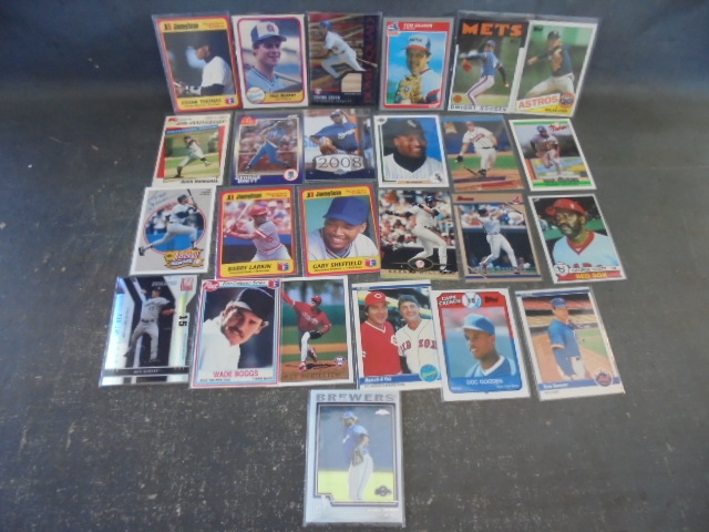 Vintage Baseball Cards With Shawn Green Game Used Bat Card
