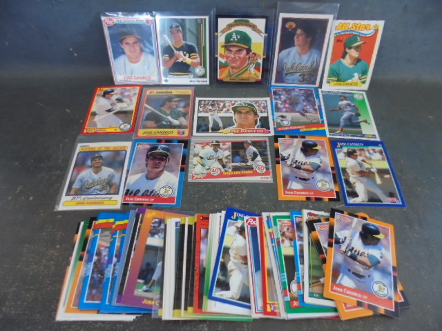 Jose Conseco Baseball Cards with Rookie