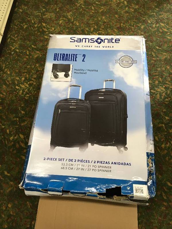 SAMSONITE SOFT SIDE LUGGAGE SET, RETAIL $159.99