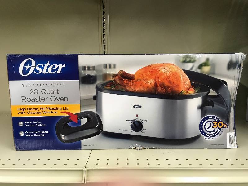 OSTER 20QT ROASTER, RETAIL $34.99