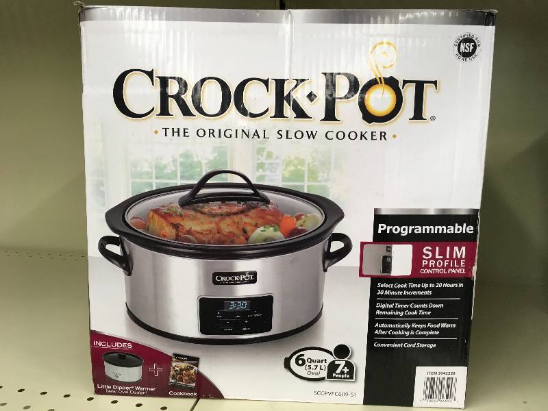 6 QT CROCK POT WLITTLE DIPPER, RETAIL $39.99