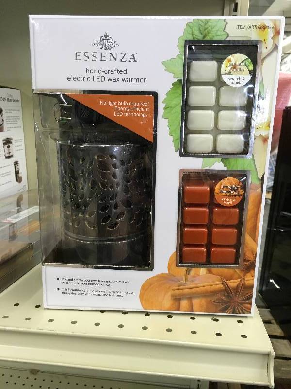 ESSENZA LED WAX WARMER, RETAIL $17.99