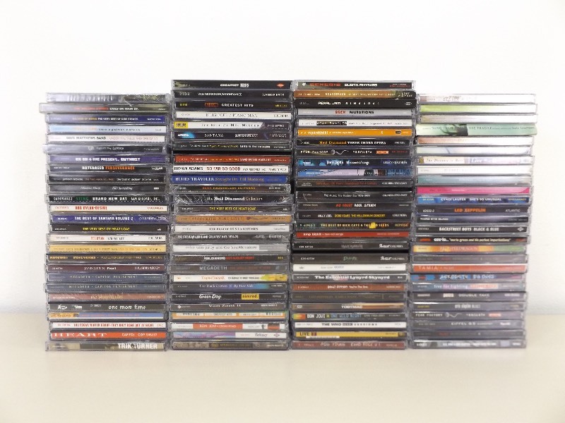 105 Heavy Metal, Classic Rock, and Pop CDs