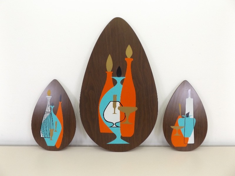 Mid Century Turner Wood Wall Accessories